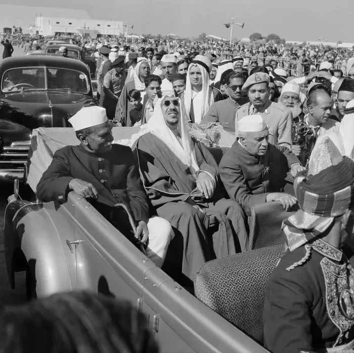 Framed Print : King Saud with Jawaharlal Nehru and Rajendra Prasad Framed Print : King Saud with Jawaharlal Nehru and Rajendra Prasad
