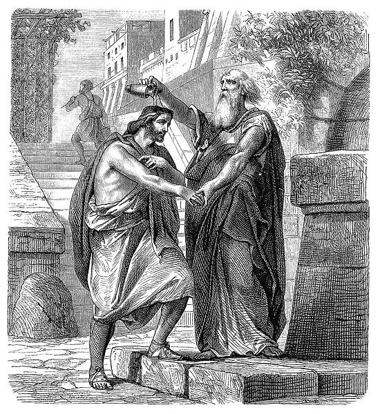 King Saul Anointed by Samuel