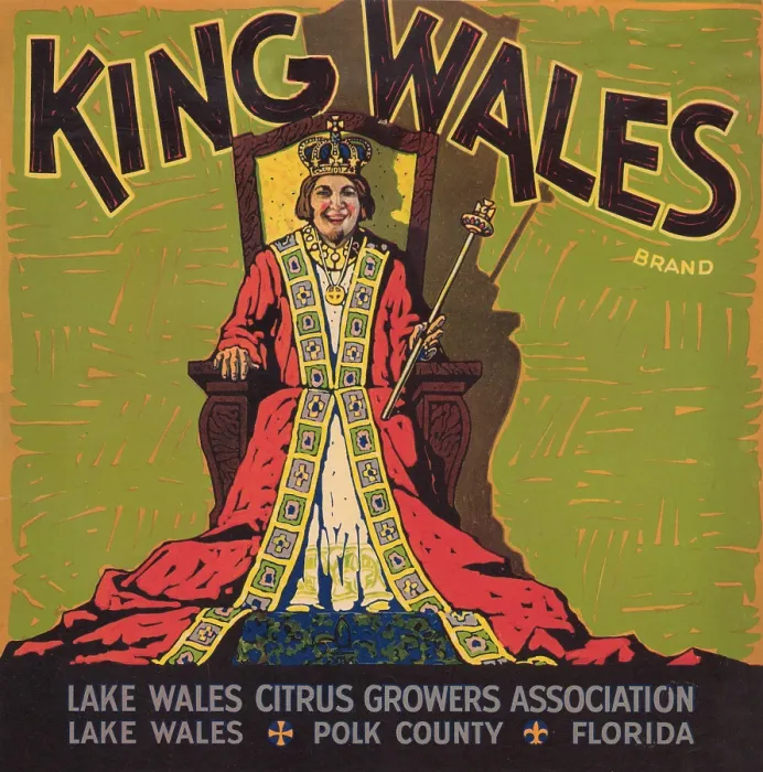 Framed Print : King Wales Brand Framed Print : King Wales Brand