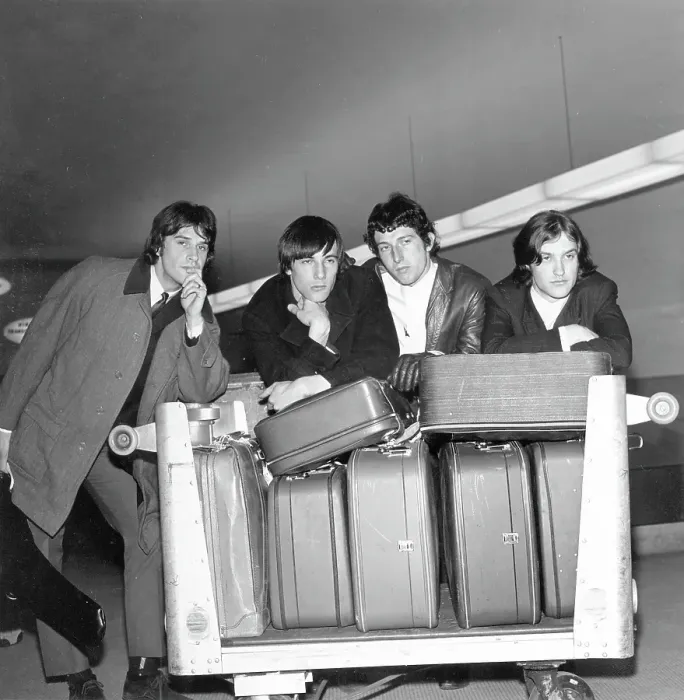 Framed Print : The Kinks On Their Way To The USA Framed Print : The Kinks On Their Way To The USA