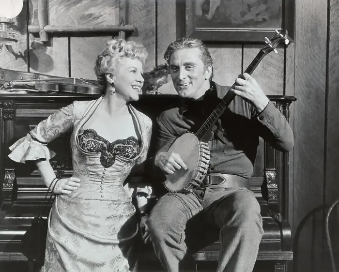 Framed Print : Kirk Douglas and Claire Trevor at Bar Piano Scene in Man Without A Star Framed Print : Kirk Douglas and Claire Trevor at Bar Piano Scene in Man Without A Star