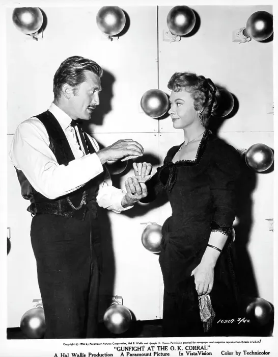 Framed Print : Kirk Douglas And Jo Van Fleet In Gunfight At The O.K. Corral Framed Print : Kirk Douglas And Jo Van Fleet In Gunfight At The O.K. Corral
