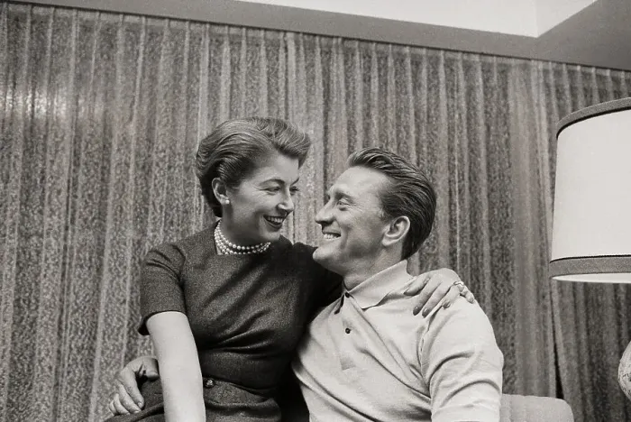 Framed Print : Kirk Douglas and Wife Anna Framed Print : Kirk Douglas and Wife Anna