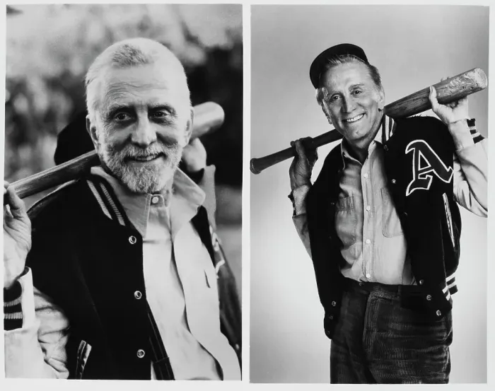 Framed Print : Kirk Douglas Younger And Older Framed Print : Kirk Douglas Younger And Older