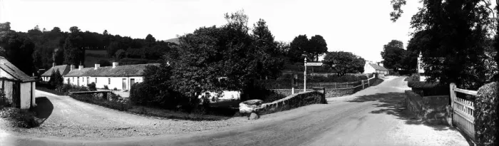 Framed Print : Kirkbean. July 1927: Kirkbean in Dumfries and Galloway (Kirkcudbrightshire)