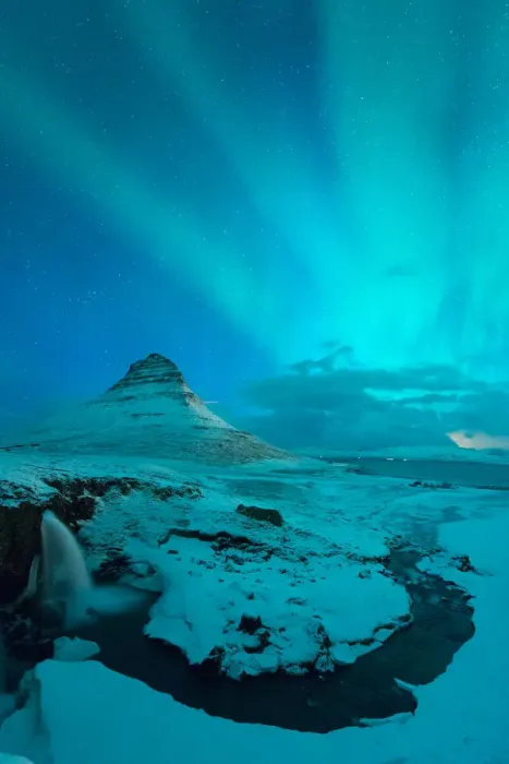Framed Print : Kirkjufell and Aurora Framed Print : Kirkjufell and Aurora