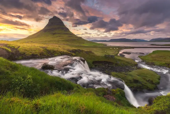 Framed Print : Kirkjufell waterfall