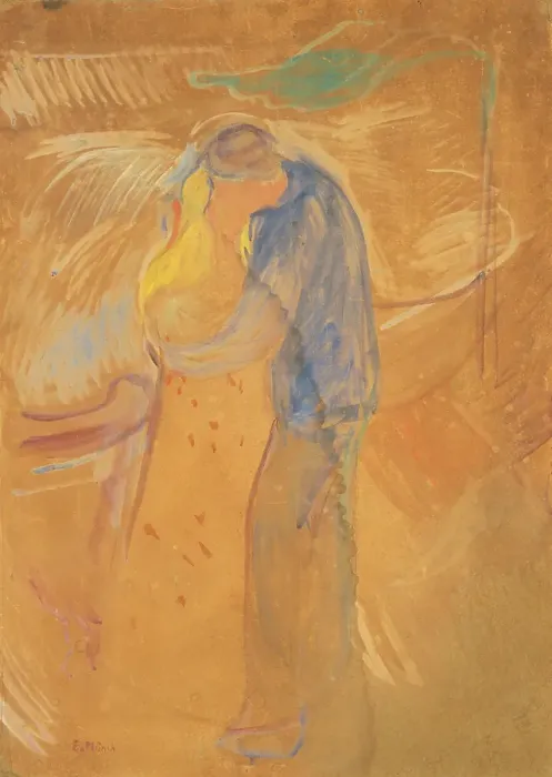 Framed Print : The Kiss, 1906-1907. Found in the Collection of the Stenersenmuseet, Oslo Framed Print : The Kiss, 1906-1907. Found in the Collection of the Stenersenmuseet, Oslo
