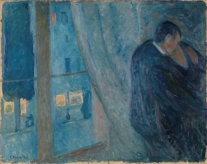Framed Print : The Kiss, 1892. Found in the collection of Nasjonalmuseet for Kunst Framed Print : The Kiss, 1892. Found in the collection of Nasjonalmuseet for Kunst
