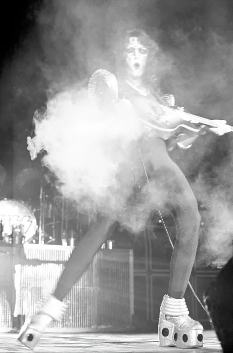 Framed Print : Kiss Performing Framed Print : Kiss Performing