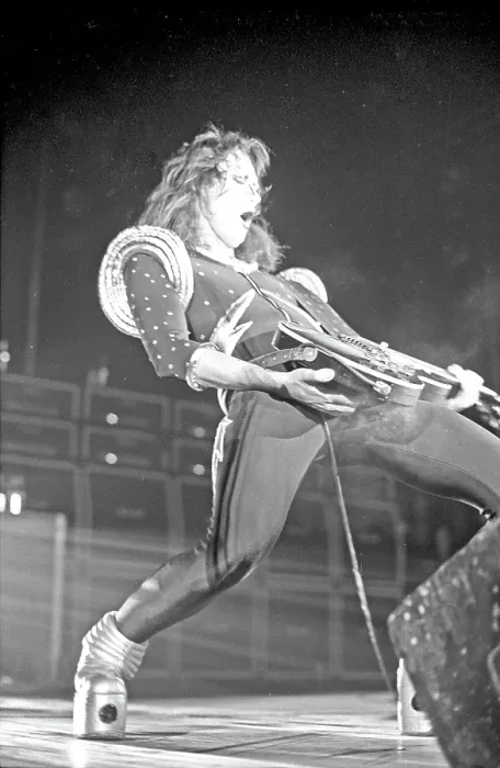 Framed Print : Kiss Performing Framed Print : Kiss Performing