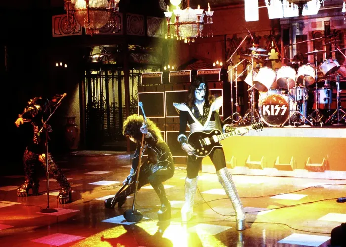 Framed Print : Kiss Performing Framed Print : Kiss Performing