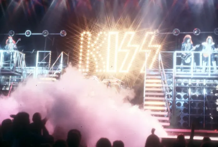 Framed Print : Kiss Performing Framed Print : Kiss Performing