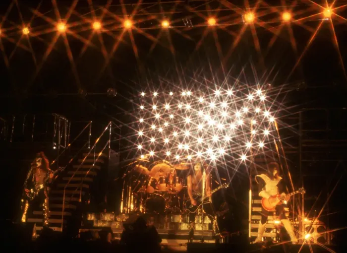 Framed Print : Kiss Performing Framed Print : Kiss Performing