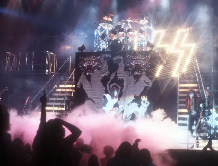 Framed Print : Kiss Performing Framed Print : Kiss Performing