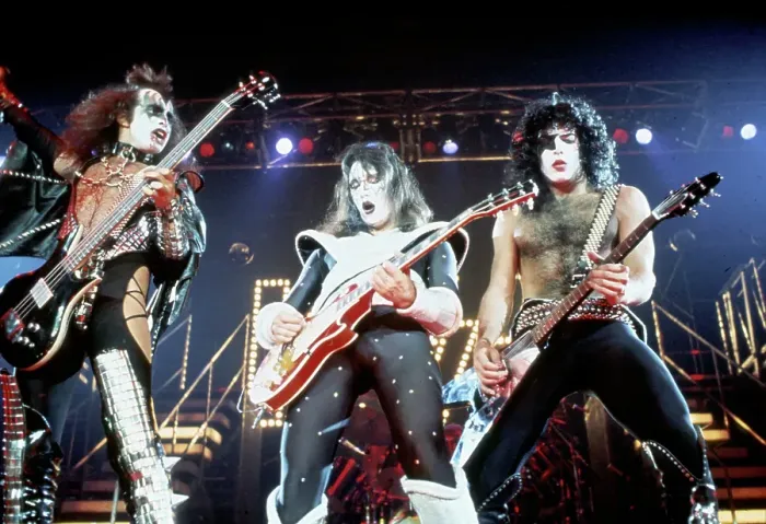 Framed Print : Kiss Performing Framed Print : Kiss Performing