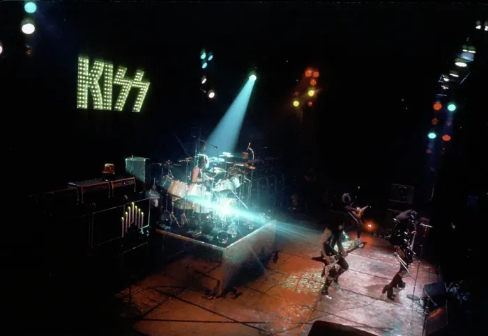 Framed Print : Kiss Performing Framed Print : Kiss Performing