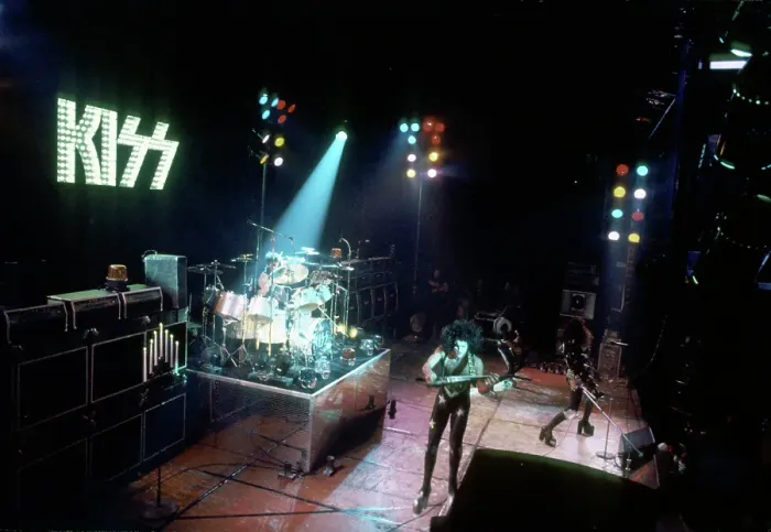 Framed Print : Kiss Performing Framed Print : Kiss Performing