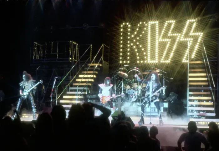 Framed Print : Kiss Performing Framed Print : Kiss Performing