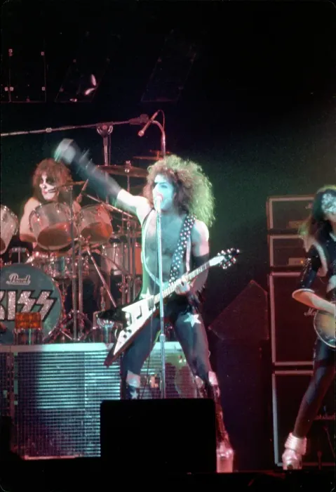 Framed Print : Kiss Performing Framed Print : Kiss Performing