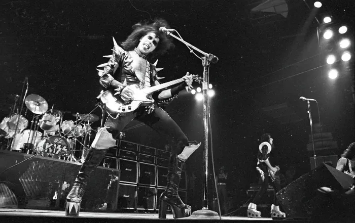 Framed Print : Kiss Performing Framed Print : Kiss Performing