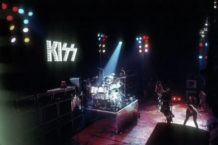 Framed Print : Kiss Performing Framed Print : Kiss Performing