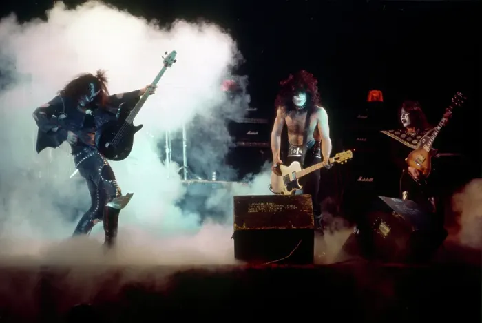 Framed Print : Kiss Performing Framed Print : Kiss Performing