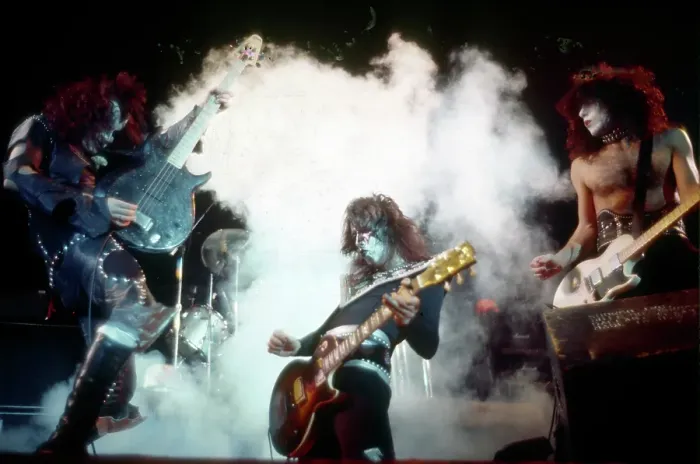 Framed Print : Kiss Performing Framed Print : Kiss Performing