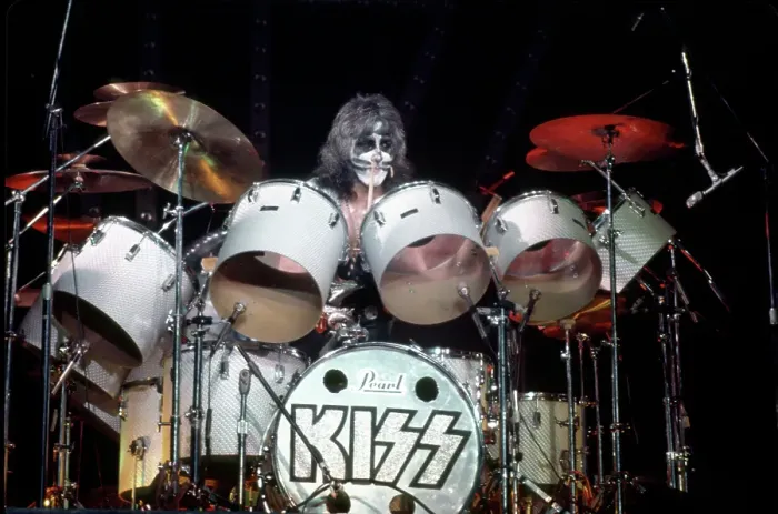 Framed Print : Kiss Performing Framed Print : Kiss Performing
