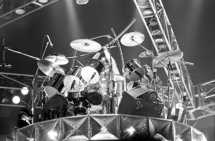 Framed Print : Kiss Performing Framed Print : Kiss Performing