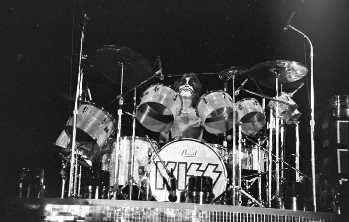 Framed Print : Kiss Performing Framed Print : Kiss Performing