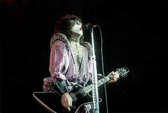Framed Print : Kiss Performing Framed Print : Kiss Performing