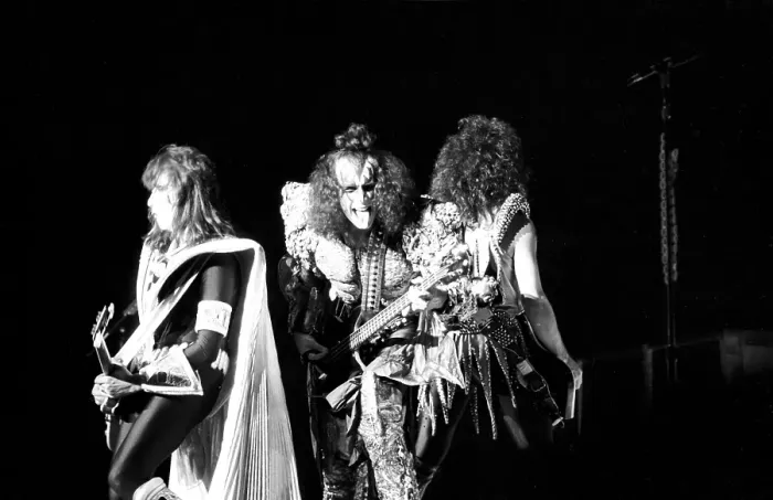 Framed Print : Kiss Performing Framed Print : Kiss Performing