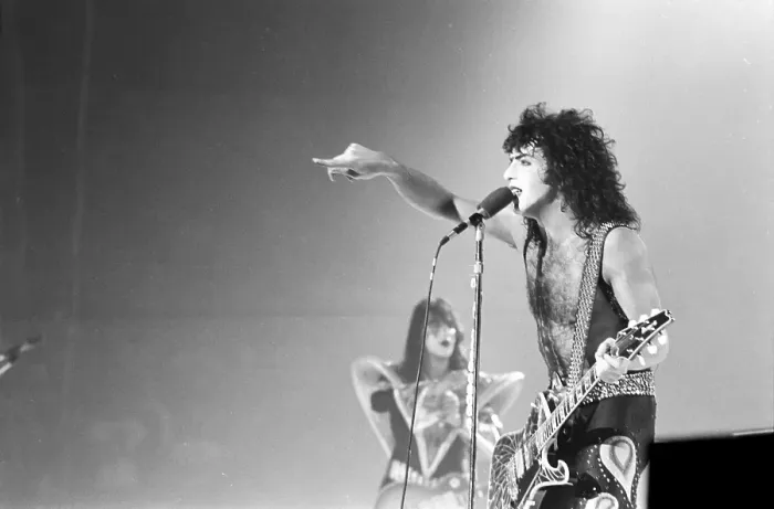 Framed Print : Kiss Performing Framed Print : Kiss Performing