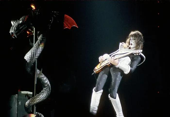 Framed Print : Kiss Performing Framed Print : Kiss Performing