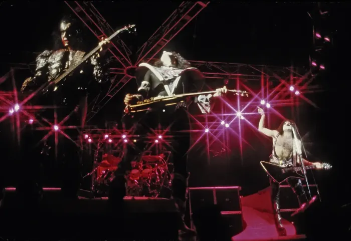 Framed Print : Kiss Performing Framed Print : Kiss Performing