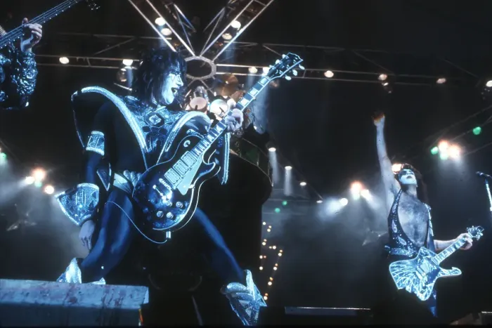 Framed Print : Kiss Performing Framed Print : Kiss Performing