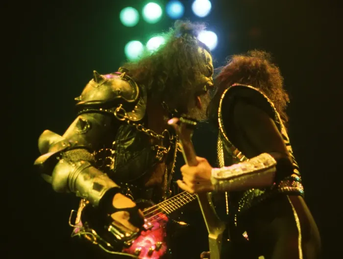Framed Print : Kiss Performing Framed Print : Kiss Performing