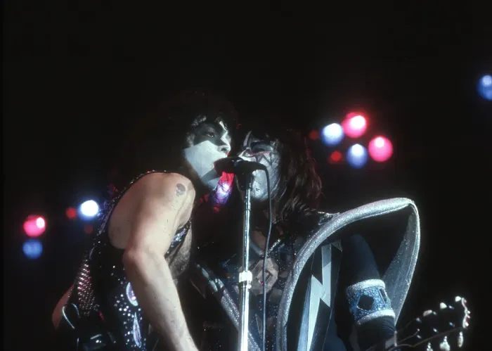 Framed Print : Kiss Performing Framed Print : Kiss Performing