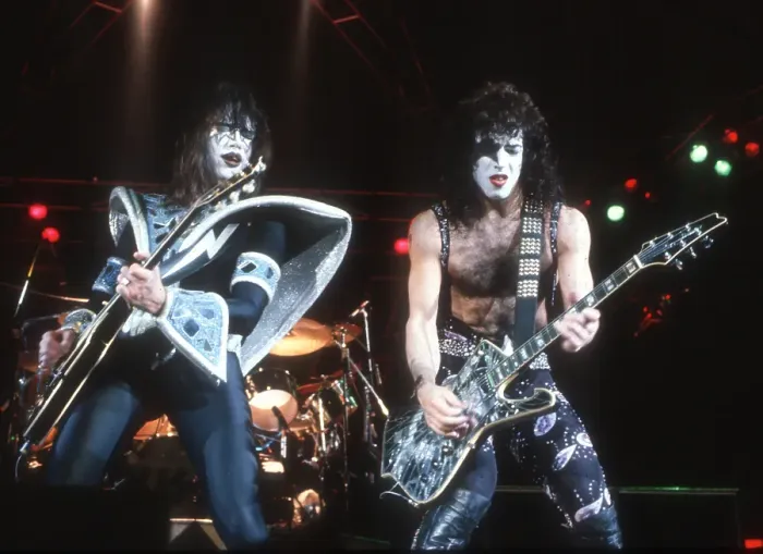 Framed Print : Kiss Performing Framed Print : Kiss Performing