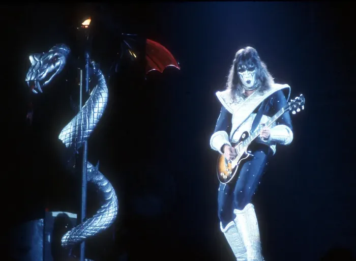 Framed Print : Kiss Performing Framed Print : Kiss Performing