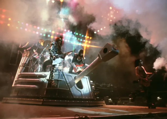 Framed Print : Kiss Performing Framed Print : Kiss Performing