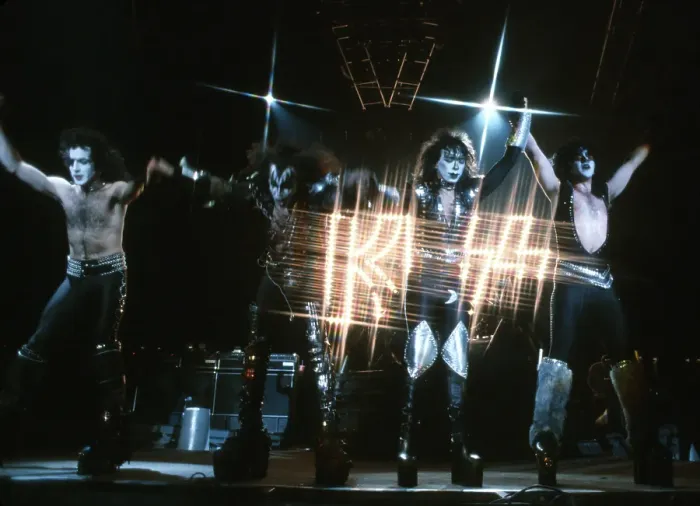 Framed Print : Kiss Performing Framed Print : Kiss Performing