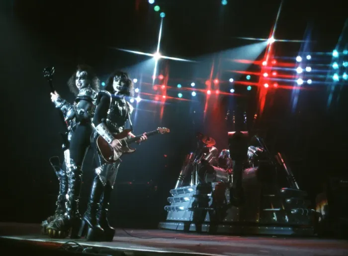 Framed Print : Kiss Performing Framed Print : Kiss Performing