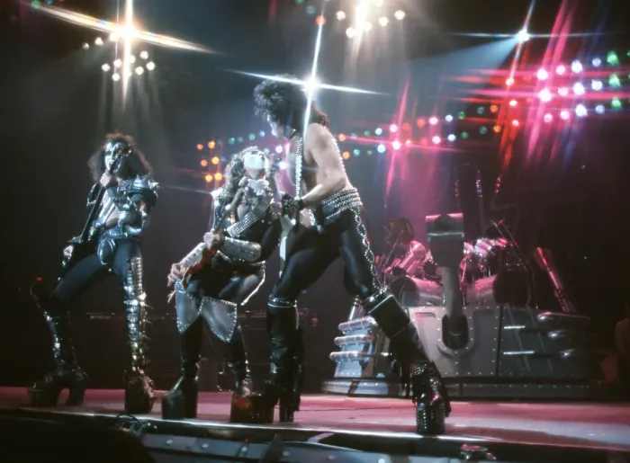 Framed Print : Kiss Performing Framed Print : Kiss Performing