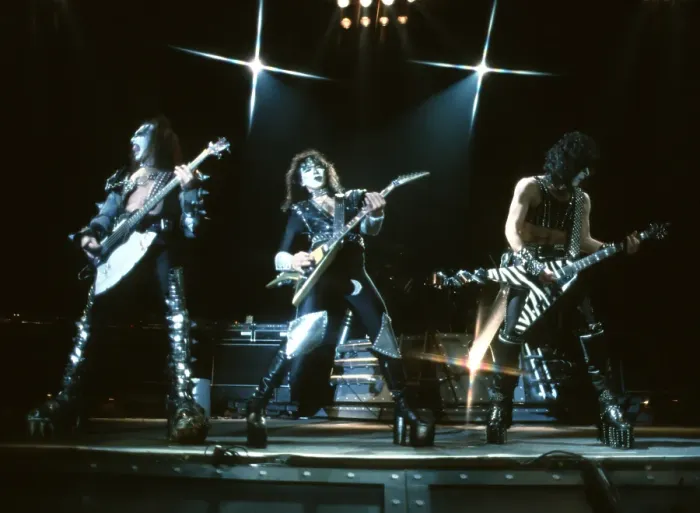 Framed Print : Kiss Performing Framed Print : Kiss Performing
