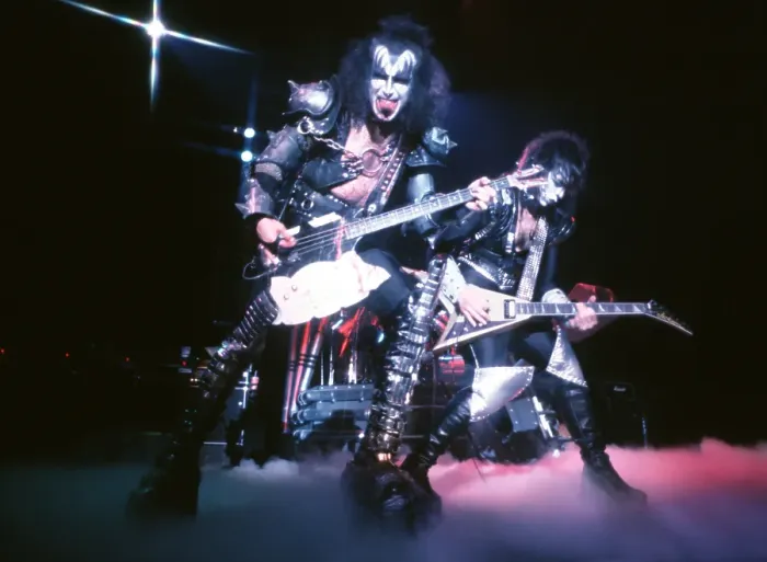 Framed Print : Kiss Performing Framed Print : Kiss Performing