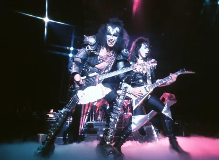 Framed Print : Kiss Performing Framed Print : Kiss Performing