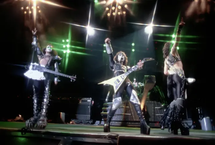 Framed Print : Kiss Performing Framed Print : Kiss Performing