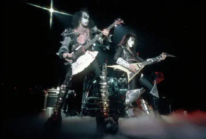 Framed Print : Kiss Performing Framed Print : Kiss Performing